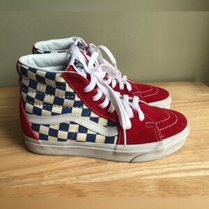 Vans SK8-HI 'BMX Checkerboard' Off The WALL Skate Shoes Size: Men 4.0 Women 5.5